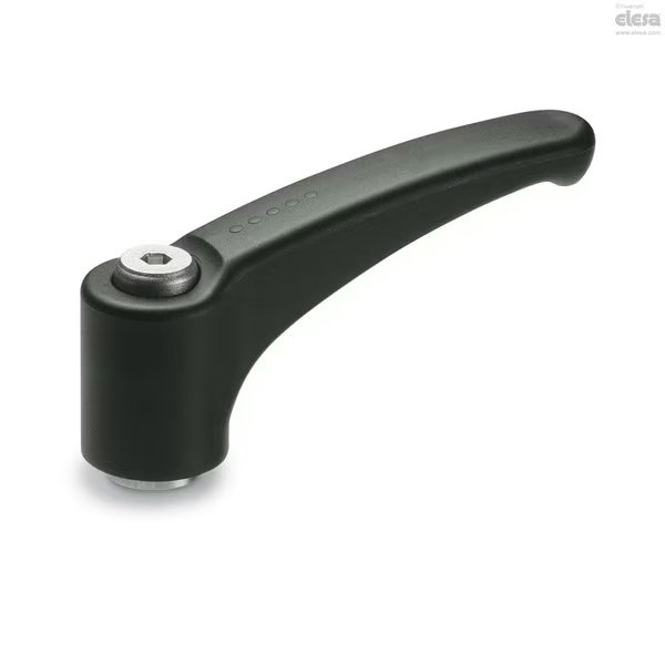 Stainless steel clamping element, threaded hole, ERZ.78-SST-3/8-16, Elesa, Mfr#: ERZ-SST (inch sizes)